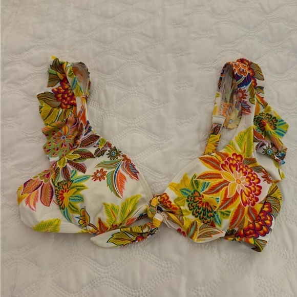 Bleu Rod Beattie 2 piece Swim Bikini Set Size 4 Floral - Picture 14 of 15